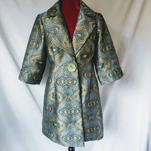 ⬇️3 Sisters | Peacock Fitted Jacket | size small